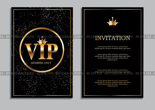 Abstract Luxury VIP Members Only Invitation Background Vector Illustration EPS10. Abstract Luxury VIP Members Only Invitation Background Vector Il. Стоковая иллюстрация, агентство Ingram Publishing / Фотобанк Лори