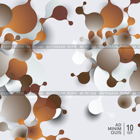 Abstract molecules background with cells structure and DNA molecule.. Abstract molecules background with cells structure and DNA molecule. Стоковая иллюстрация, агентство Ingram Publishing / Фотобанк Лори