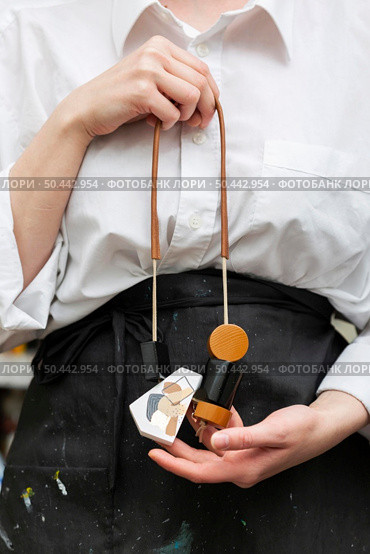 abstract necklace with crafted elements. Стоковое фото, агентство Ingram Publishing / Фотобанк Лори
