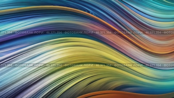 Abstract neon glittery neon background for designer. Waves of shimmering colours dance in the light at a festive celebration on a magical night. Стоковое AI-видео, аниматор Оксана Медведева / Фотобанк Лори