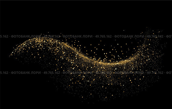 Abstract shiny Gold Glitter design element. For New Year, Merry Christmas, Birthday and Wedding greeting card and invitation design. Abstract shiny gold glitter design element. For New Year, Merry Christmas greeting card design. Стоковая иллюстрация, агентство Ingram Publishing / Фотобанк Лори