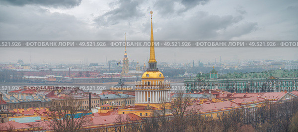 Admiralty in St. Petersburg. the Russian Federation. Стоковое фото, агентство Ingram Publishing / Фотобанк Лори