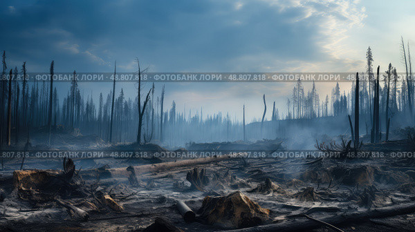 aftermath black smoke ai generated. Стоковое AI-изображение, AI-художник Vectorwin / Фотобанк Лори