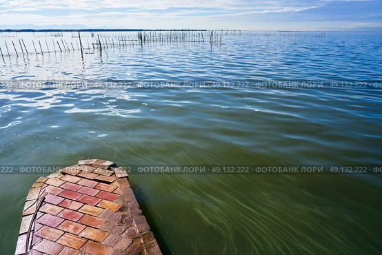 Albufera of Valencia lake in Mediterranean Spain. Стоковое фото, агентство Ingram Publishing / Фотобанк Лори