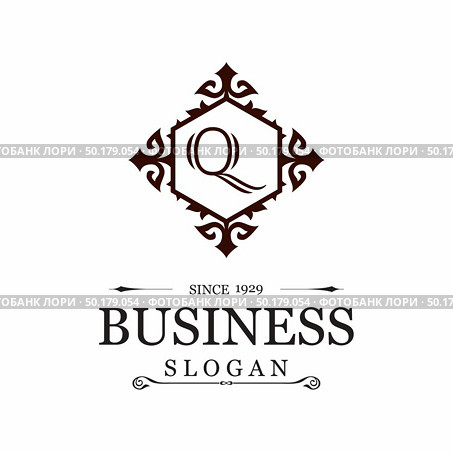 Alphabetic logo design with elegent design and typography vector. Стоковая иллюстрация, агентство Ingram Publishing / Фотобанк Лори