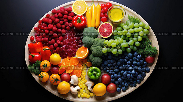 antioxidants chemistry food ai generated. Стоковое AI-изображение, AI-художник Vectorwin / Фотобанк Лори