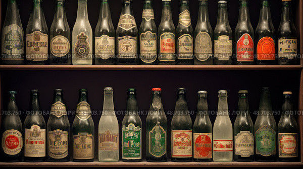 antique vintage beer ai generated. Стоковое AI-изображение, AI-художник Vectorwin / Фотобанк Лори