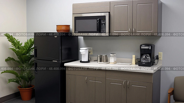 appliances office kitchen ai generated. Стоковое AI-изображение, AI-художник Vectorwin / Фотобанк Лори