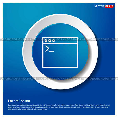 Application window interface icon. Стоковая иллюстрация, агентство Ingram Publishing / Фотобанк Лори