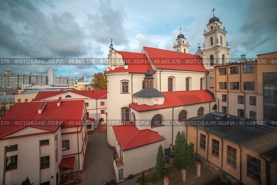 Archcathedral Church of the Virgin Mary Minsk. Belarus. Стоковое фото, агентство Ingram Publishing / Фотобанк Лори
