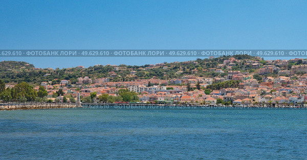 Argostoli sity on Kefalonia island. Стоковое фото, агентство Ingram Publishing / Фотобанк Лори