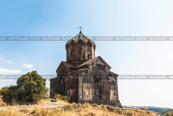 Armenia, Church of the 11th century Vahramashen near the fortress Amberd (2018 год). Стоковое фото, фотограф Наталья Волкова / Фотобанк Лори
