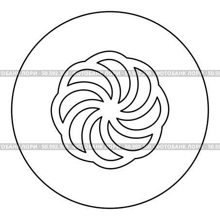 Armenian Arevakhach Neo paganism symbol sunny cross solar mythology Hetanism Armenian neo powder heathenism Eternity sign pumpkin icon in circle round black color vector illustration image outline contour line thin style simple. Armenian Arevakhach Neo paganism symbol sunny cross solar mythology Hetanism Armenian neo powder heathenism Eternity sign pumpkin icon in circle round black color vector illustration image outline contour line thin style. Стоковая иллюстрация, агентство Ingram Publishing / Фотобанк Лори