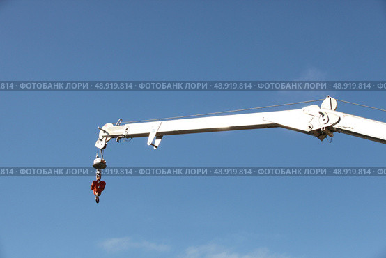 Articulated crane arm. Стоковое фото, агентство Ingram Publishing / Фотобанк Лори
