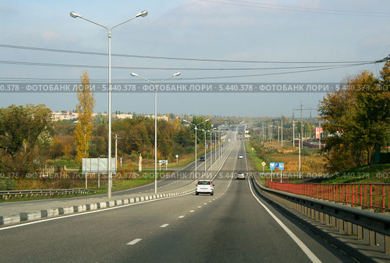Автодорога Губкин - Старый Оскол (1Р189). Белгородская область, Россия (2013 год). Редакционное фото, фотограф Щеголева Ольга / Фотобанк Лори