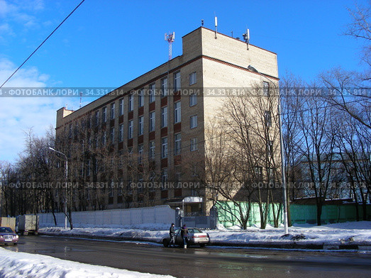 Автоматическая телефонная станция МГТС. Флотская улица, 62. Головинский Район. Город Москва. Россия (2010 год). Редакционное фото, фотограф lana1501 / Фотобанк Лори