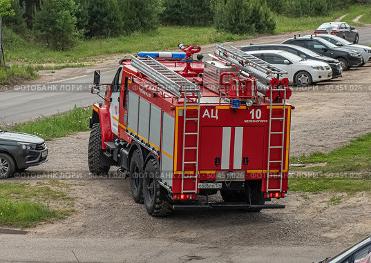 Автомобиль Пожарный Урал-4320, Урал NEXT Российский крупнотоннажный грузовой автомобиль повышенной проходимости г. Железногорск Красноярский Край. Редакционное фото, фотограф Анатолий Володин / Фотобанк Лори