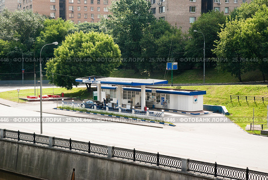 АЗС "Гейн Ойл", Николоямская наб., 1 (2010 год). Редакционное фото, фотограф Алёшина Оксана / Фотобанк Лори
