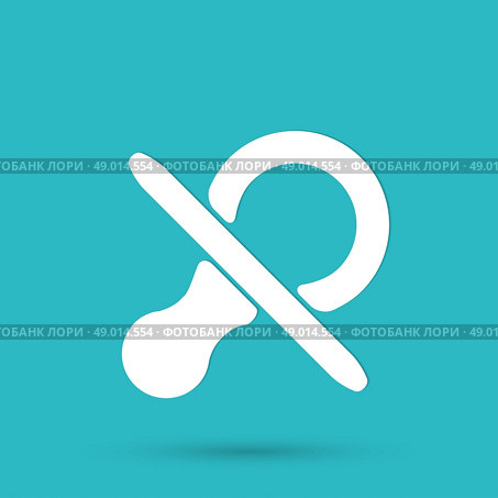baby pacifier symbol. Стоковая иллюстрация, агентство Ingram Publishing / Фотобанк Лори