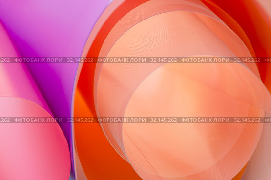 Background of multi-colored tubes with a gradient. Horizontal photo. Стоковое фото, фотограф Olesya Tseytlin / Фотобанк Лори