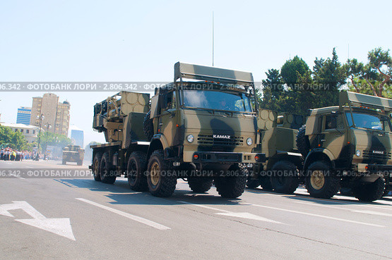 Баку  26 июня 2011. Военный парад в Баку. Азербайджан. Редакционное фото, фотограф Elnur / Фотобанк Лори