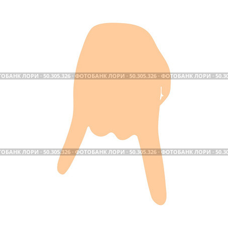 Baseball Catcher Gesture Icon. Flat Color Design. Vector Illustration. Стоковая иллюстрация, агентство Ingram Publishing / Фотобанк Лори