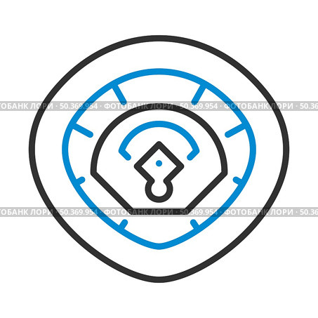 Baseball Stadium Icon. Editable Bold Outline With Color Fill Design. Vector Illustration. Стоковая иллюстрация, агентство Ingram Publishing / Фотобанк Лори
