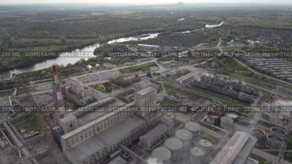 Башкирская содовая компания. Завод по производству кальцинированной соды. Bashkir Soda Company. Plant for the production of soda ash. (2019 год). Редакционное видео, видеограф Евгений Романов / Фотобанк Лори