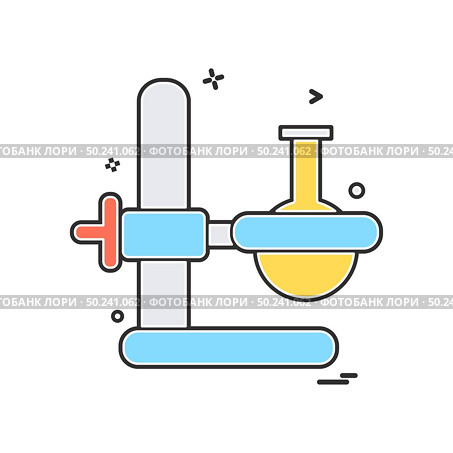 Beaker experiment flask icon vector design. Стоковая иллюстрация, агентство Ingram Publishing / Фотобанк Лори