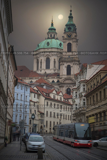 beautiful old streets of Prague. Czech Republic. Стоковое фото, агентство Ingram Publishing / Фотобанк Лори