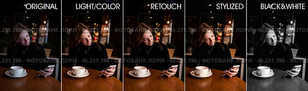 Before and after portrait processing in photo editor, collage set pictures. Beauty model woman before and after retouching with photo editors. Edited photos being compared concept. Copy ad text space. Стоковое фото, фотограф Aleksandr Golubev / Фотобанк Лори