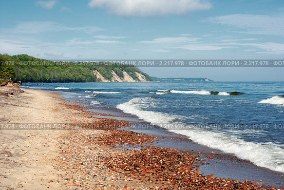 Берег Балтийского моря. Стоковое фото, фотограф Сергей Куров / Фотобанк Лори