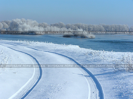 Берег Иртыша. Стоковое фото, фотограф Леонид Замыцкий / Фотобанк Лори