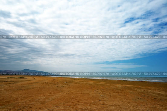 Берег Каспийского моря. Дагестан. Стоковое фото, фотограф Александр Тараканов / Фотобанк Лори