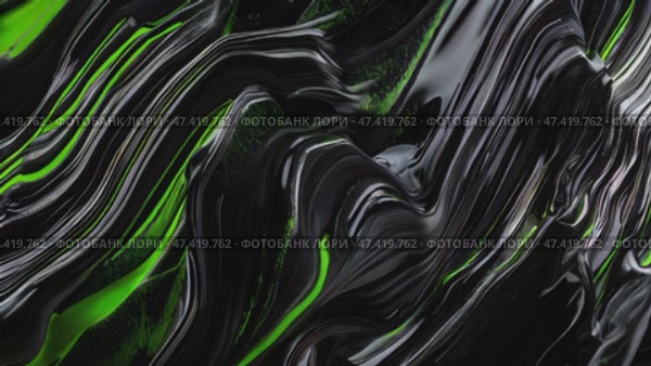 Black and green background with smooth waves, high-resolution and ultra-detailed wallpapers. Стоковое AI-видео, аниматор Ирина Ручушкина / Фотобанк Лори