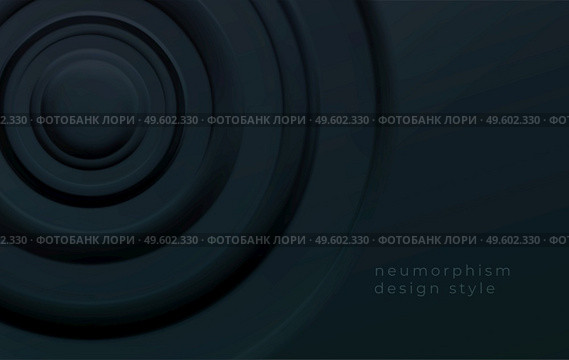 Black volumetric concentric circles. Modern trending technical background for presentations, web design. Vector illustration EPS10. Black volumetric concentric circles. Modern trending technical background for presentations, web design. Vector illustration. Стоковая иллюстрация, агентство Ingram Publishing / Фотобанк Лори
