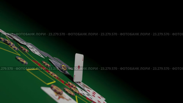 Блэкджек покер фантазия. Стоковая анимация, аниматор Денис Барановский / Фотобанк Лори