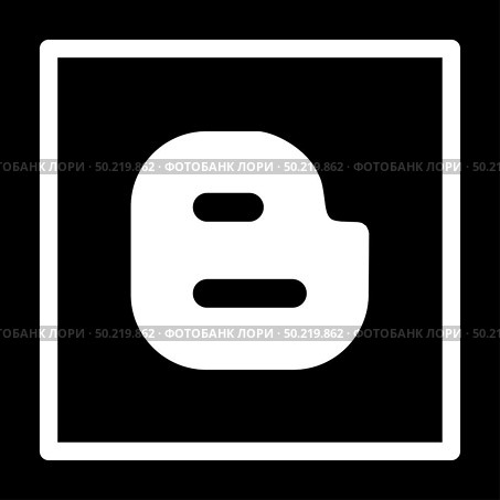 Blogger icon design vector. Стоковая иллюстрация, агентство Ingram Publishing / Фотобанк Лори