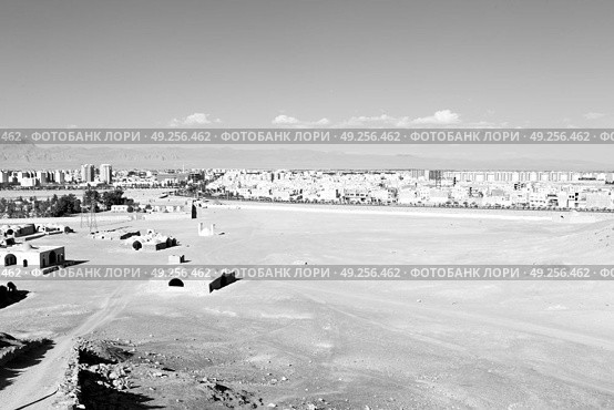 blur in iran near yazd the antique zoroastrian temple abandonated house and contruction. Стоковое фото, агентство Ingram Publishing / Фотобанк Лори