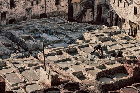 blur in morocco africa the antique tannery near the medina . Стоковое фото, агентство Ingram Publishing / Фотобанк Лори