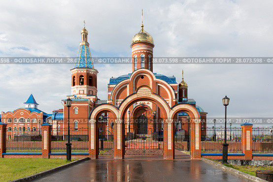 Богоявленский собор в Новом Уренгое (2017 год). Стоковое фото, фотограф Михаил Рыбачек / Фотобанк Лори