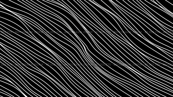 Bright red and dark black background on which bright white thin lines flicker and move like snakes. Стоковая иллюстрация, иллюстратор David Kashakhi / Фотобанк Лори