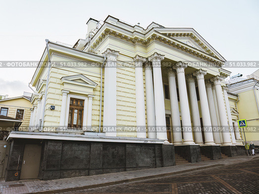 Building of Moscow Choral Synagogue. Редакционное фото, фотограф Константин Григорьев / Фотобанк Лори