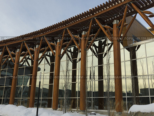 Building of Royal Canadian Mounted Police, Prince George, British Columbia, Canada. Стоковое фото, агентство Ingram Publishing / Фотобанк Лори