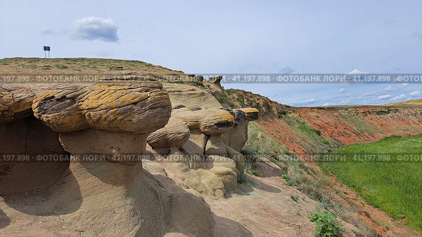 Букобайские яры, Оренбургская область (2023 год). Стоковое фото, фотограф Рузаева Юлия / Фотобанк Лори