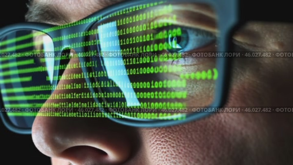 Businessman Analyzing Graphs And Charts. Close Up of Glasses with Reflection Computer Display. Innovation Online Trading, Stock Market Recession. Business. Financial Project. Male Working Data. Стоковое AI-видео, аниматор Марина Демидюк / Фотобанк Лори