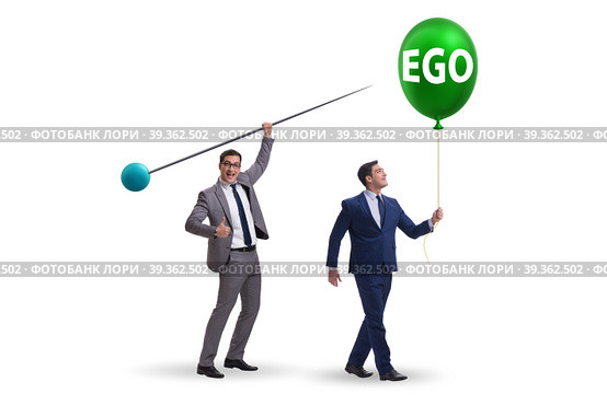 Businessman in excessive ego concept. Стоковое фото, фотограф Elnur / Фотобанк Лори