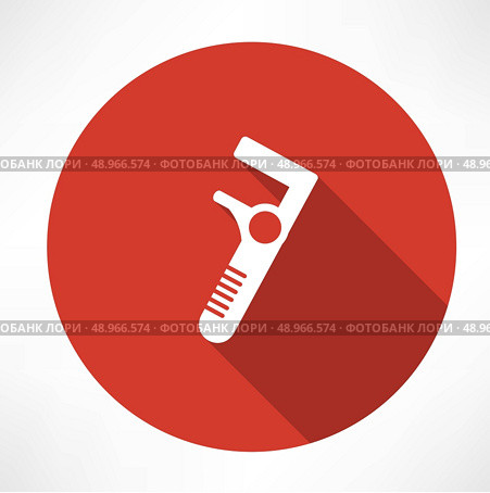 Caliper Icon . Flat modern style vector illustration . Стоковая иллюстрация, агентство Ingram Publishing / Фотобанк Лори
