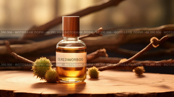 calming cedarwood oil ai generated. Стоковое AI-изображение, AI-художник Vectorwin / Фотобанк Лори