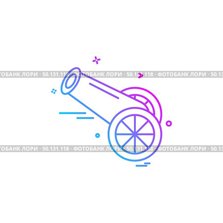 Cannon icon design vector. Стоковая иллюстрация, агентство Ingram Publishing / Фотобанк Лори